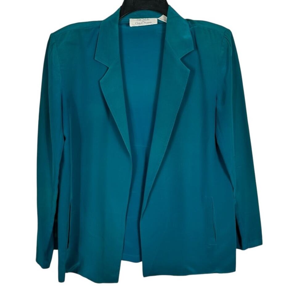 Silk Studio by Claude Bennett Silk Blazer Size 8